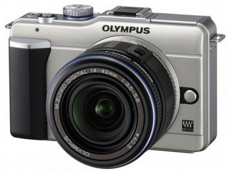 Olympus-PEN-E-PL1-Micro-Four-Thirds-Camera-silver