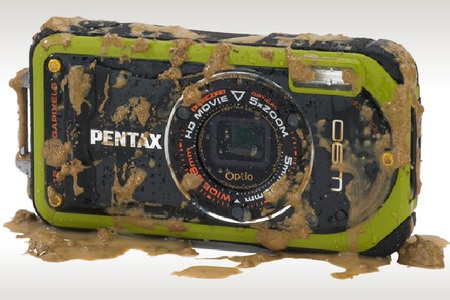 Pentax-Optio-W90-Waterproof-Camera-green